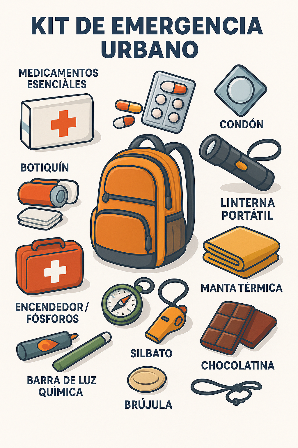 DESASTRE URBANO: CREA TU KIT URBANO DE EMERGENCIA